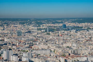 Fototapeta na wymiar Aerial view of the beautiful cityscape