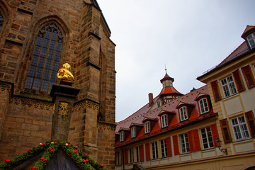 the ancient beauty of the city of Ansbach is fascinating