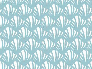 Fototapeta premium blue small shell pattern