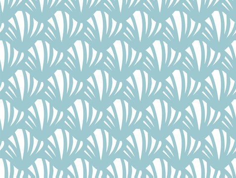 blue small shell pattern