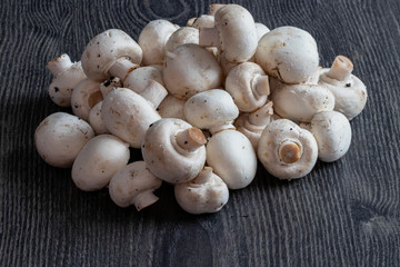 Gros champignons de Paris - Agaricus bisporus - en vrac