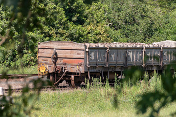 Fototapeta na wymiar A Old Railway Car