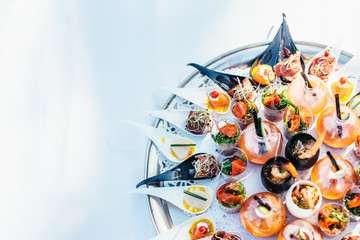 Fine, colorful and quality food for cocktails and receptions	