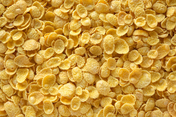 Corn flakes background
