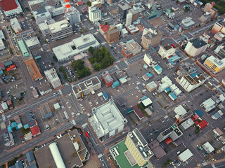 釧路市内上空から