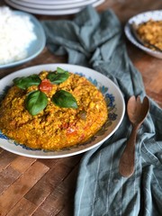 Mirza Ghasemi Iranian vegan dish