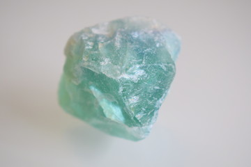 a fluorite mineral harvested and analyzed in the laboratory