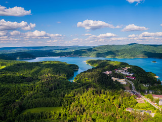 Jezioro Solińskie Bieszczady Panorama © Sławek Rakowski