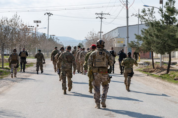 Soldaten im Camp Shaheen in Masar-e Sharif in Afghanistan