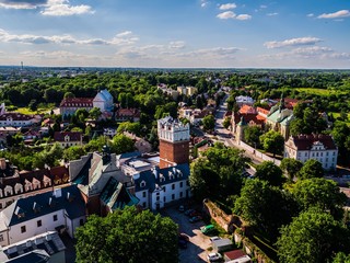 Sandomierz Panorama miasta Brama Opatowska © Sławek Rakowski