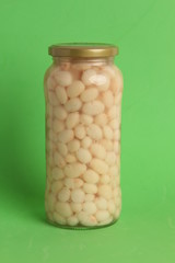 jar of dried dried beans