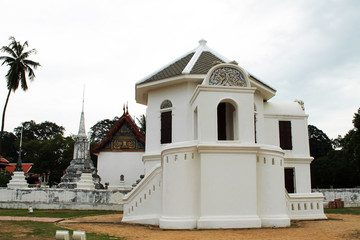 vintage european thai style temple ,wat ubotsot , uthaithani, Thailand