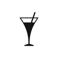  Cocktail vector icon, drink icon