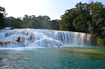 The Agua Azul Waterfalls in Chiapas, Mexico