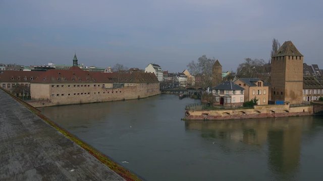 Ecole Nationale d'Administration and Ill River, Strasbourg, Alsace, Grand Est, France, Europe