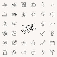 gooseberry icon. autumn icons universal set for web and mobile
