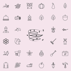 Fototapeta premium wind icon. autumn icons universal set for web and mobile