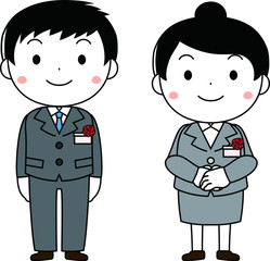 Cute Freshman at the inauguration ceremony