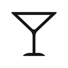 Cocktail vector icon, drink icon