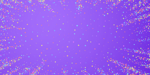 Festive confetti. Celebration stars. Colorful star