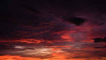  colorful clouds at sunset