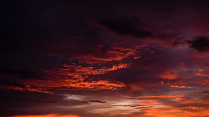  colorful clouds at sunset
