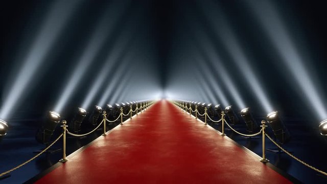 Loop red carpet animation