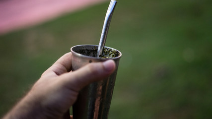 Terere on hand