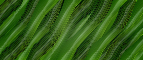 Naklejki  wolumetryczne, wektorowe, zielone tło realistycznych liści 3D. streszczenie grafiki wektorowej.