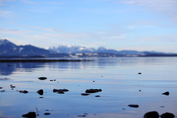 Chiemsee im Winter