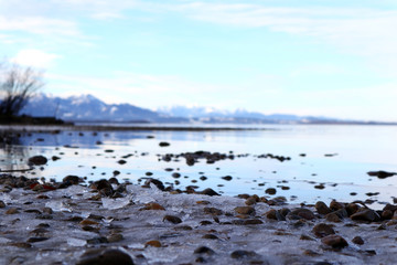 Chiemsee im Winter
