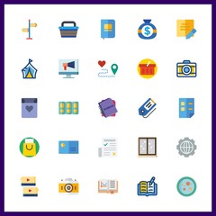 Fototapeta premium 25 empty icon. Vector illustration empty set. speech bubbles and direction sign icons for empty works