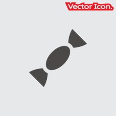 Candy icon isolated sign symbol and flat style for app, web and digital design. Vector illustration.
