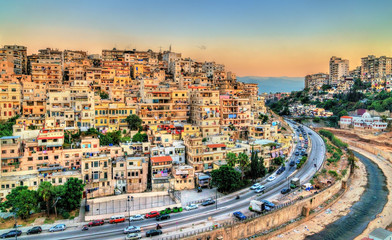 View of Tripoli, the second-largest city in Lebanon - obrazy, fototapety, plakaty