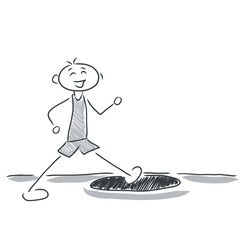 Figur ahnt Ungl&uuml;ck nicht