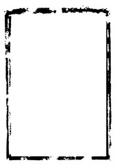 Film Decorative Black and White Photo Frame. Type Text Inside or Use for Layer / Clipping Mask