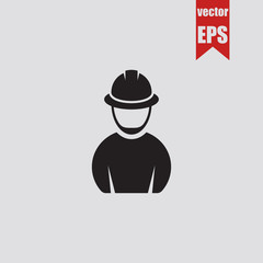 Worker icon.Vector illustration.