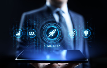 Business start up Venture investment business and development concept.