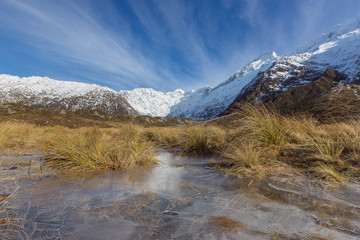 Sheet of Ice, Mount Cook National Park