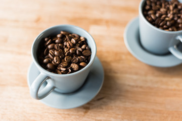 cup of coffee beans