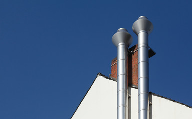 Schornstein, Schornsteinrohre aus Metall