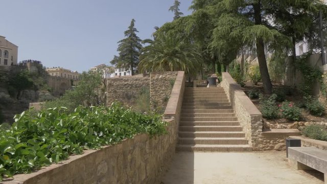 View of Jardines De Cuenca, Ronda, Andalucia, Spain, Europe