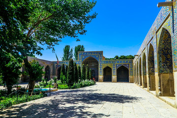 Fototapeta na wymiar Isfahan Shah Mosque 18