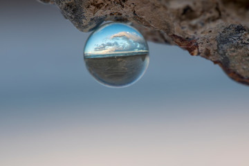 Seashore in Crystal Ball