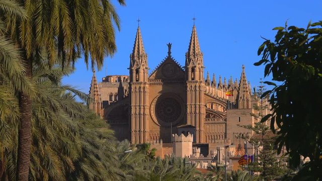 La Seu Cathedral, Palma de Mallorca, Mallorca (Majorca), Balearic Islands, Spain, Mediterranean, Europe