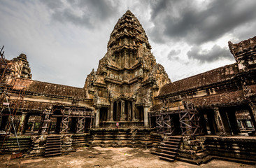 Naklejka premium Angkor Wat temple - Siem Reap .