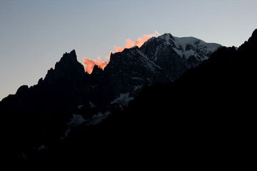 Monte Bianco mt4810 Ghiacciaio della Brenva Courmayeur Val Ferret 