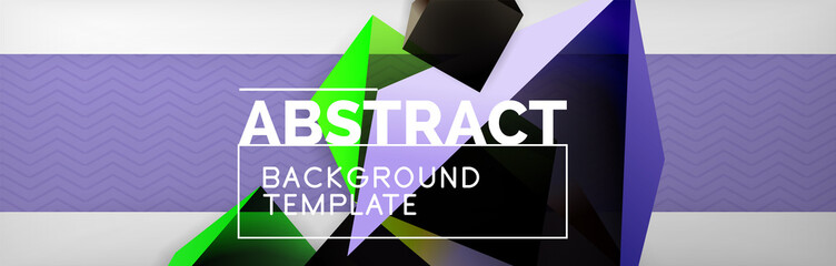 Minimalistic geometric abstract background