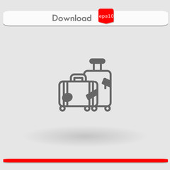suitcase vector icon