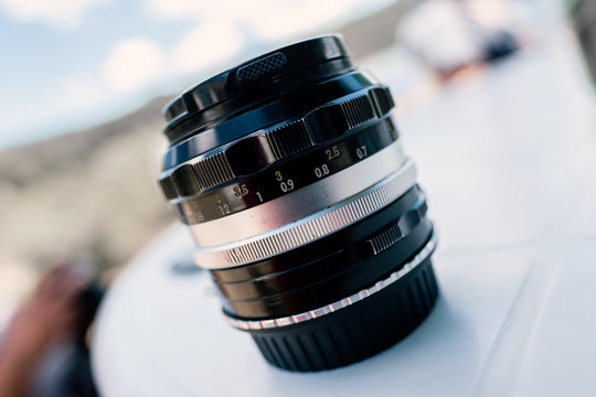 old vintage photography lens